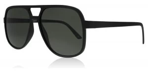 image of Le Specs Cousteau Sunglasses Matte Black Matte Black 58mm