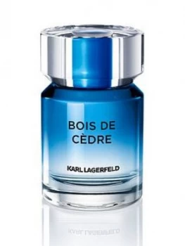 image of Karl Lagerfeld Bois De Cedre Eau de Toilette For Him 50ml