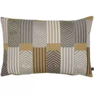 Image of Blake Geometric Cushion Amber
