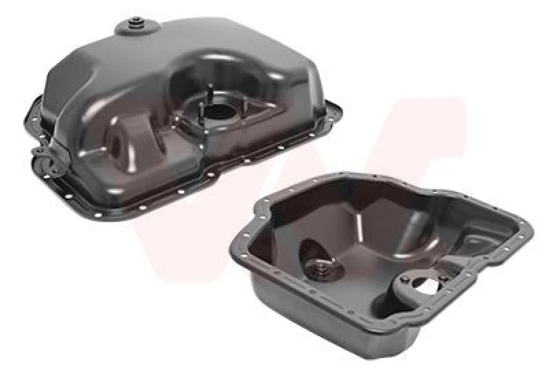 Image of VAN WEZEL Oil sump VAN WEZEL 0381070