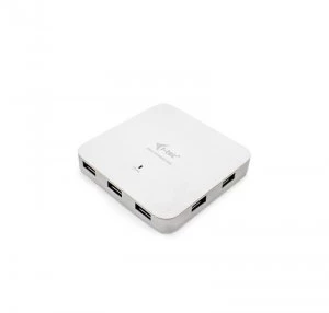 Image of i-tec USB-C Metal Charging HUB - 7x Quick Charge USB, 1x USB-C Power D