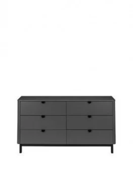 image of Julian Bowen Chloe 6 Drawer Wide Chest