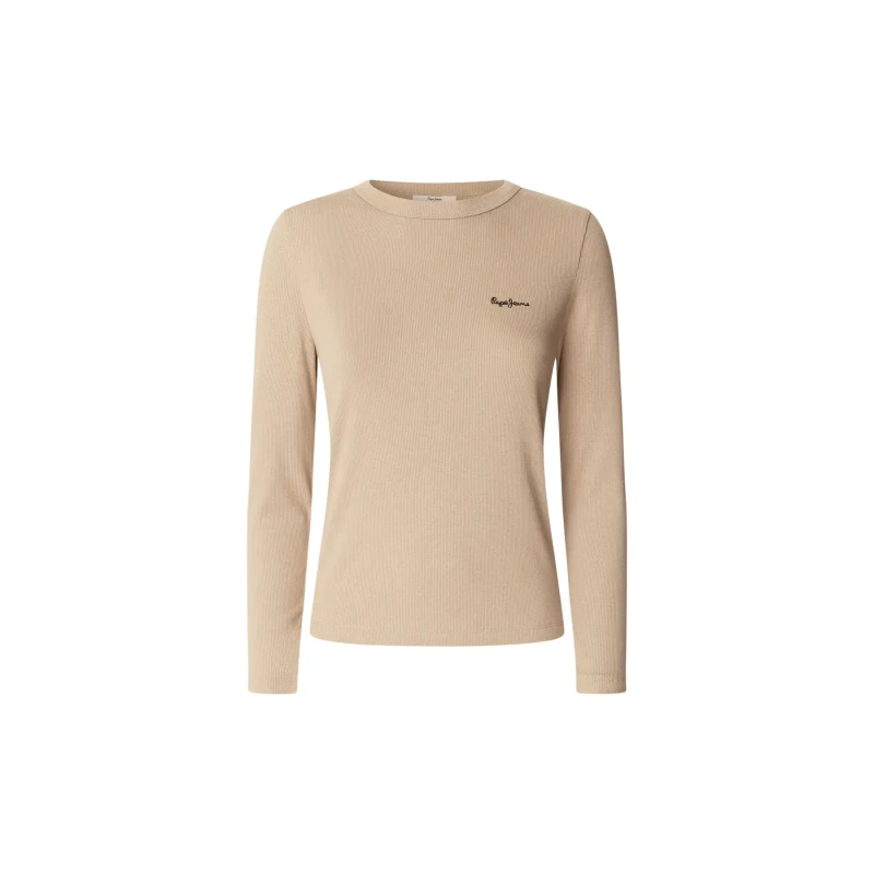 Image of Pepe Jeans T-Shirt Pepe Jeans Betina Beige Unisex S
