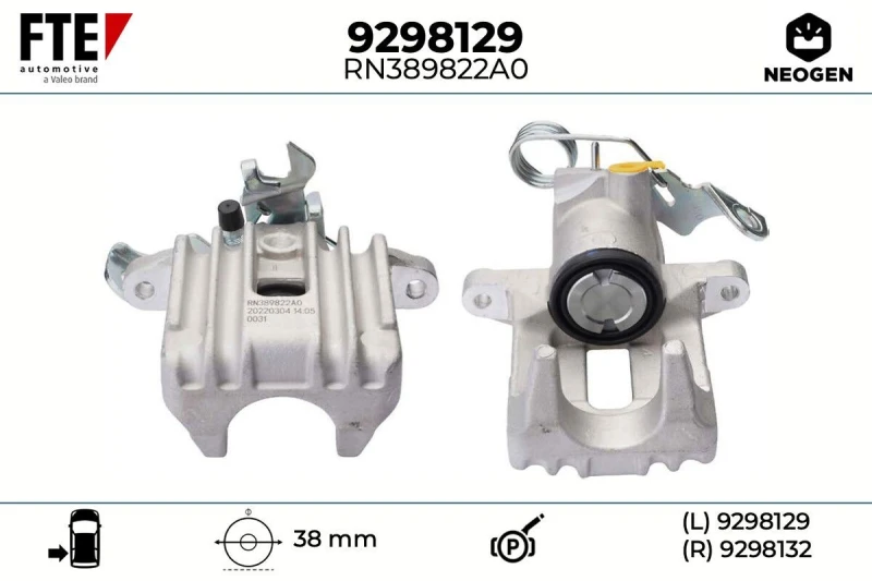 Image of Brake caliper FTE 9298129