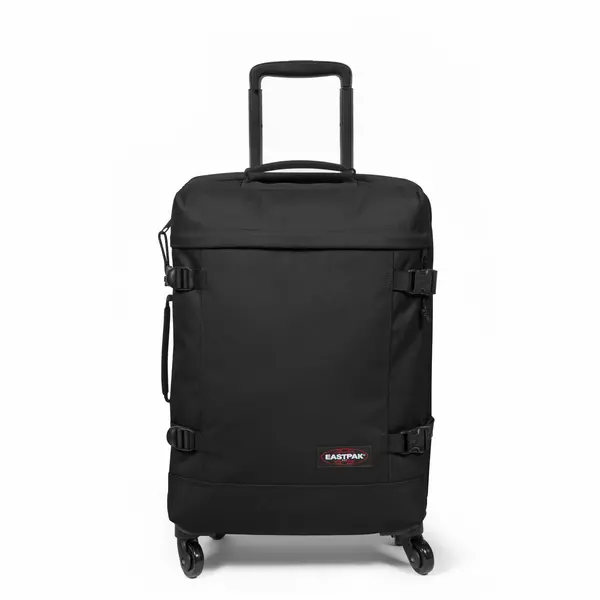 Image of Eastpak Trans4 VNS0N Small Black Denim Suitcase