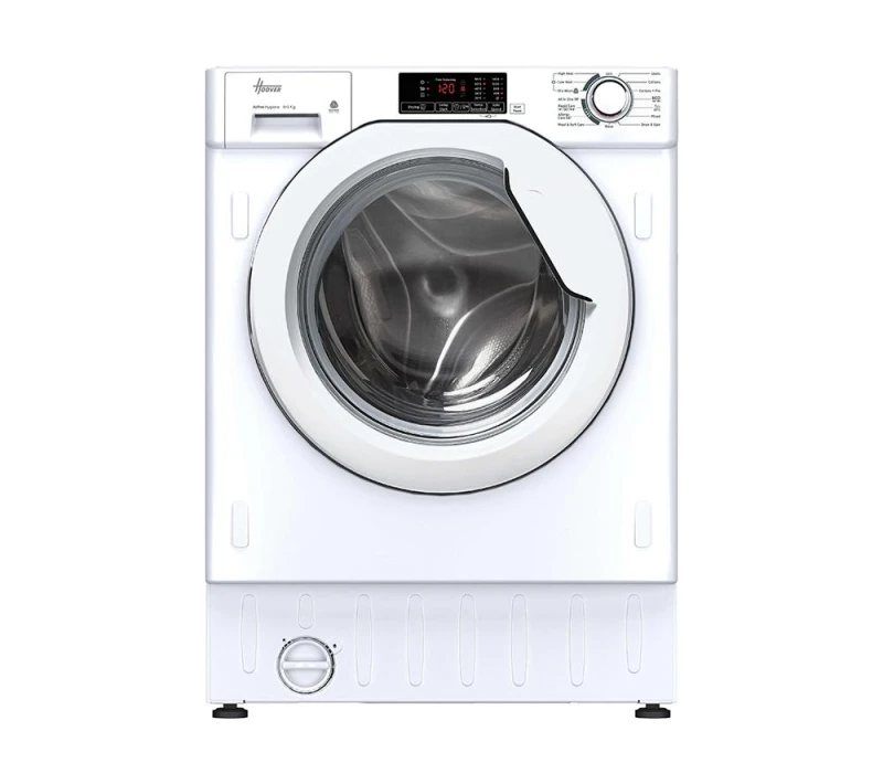 Image of Hoover HBD 485D14/1-80 Integrated 8KG / 5Kg Washer Dryer with 1400 rpm - White - E Rated [Wash&Dry], B Rated [Wash Only]