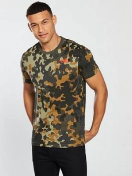 Image of The North Face The North Face Ss Red Box T shirt Camo Size L Men