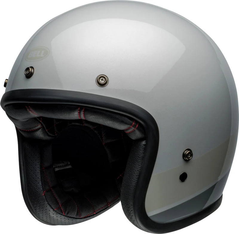 Image of Bell Custom 500 Silver Flake Jet Helmet Size XL