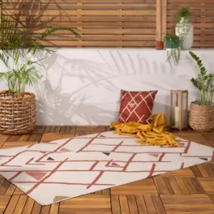Image of furn. Inka Washable Indoor Outdoor Rug Red