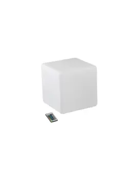 Image of SOLAR GECO Outdoor LED Portable Lamp White, IP65 RGBW 40x40x40cm