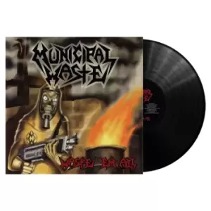 image of Municipal Waste Waste 'em all LP multicolor