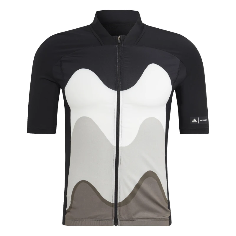 Image of adidas Marimekko Cycling Jersey Adults - Black XS
