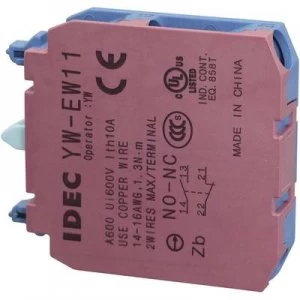 Contact 1 maker 1 breaker momentary 240 V AC