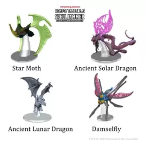 Image of D&D Icons of the Realms Spelljammer Adventures in Space pre-painted Miniatures Ship Scale - Astral Elf Patrol