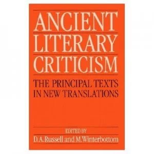 Image of Ancient Literary Criticism by D. a Russell Paperback