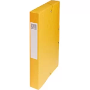 Image of Exacompta Filing Box 50409E A4 Orange Glossy Card 25 x 33cm Pack of 8