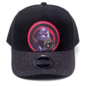 Image of Marvel Avengers Mens Thanos Curved Bill Cap - Black