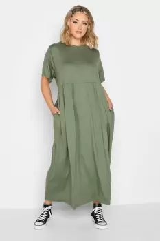 image of T-Shirt Maxi Dress With Pockets