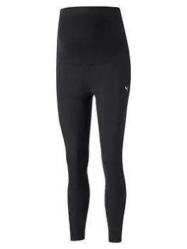 Image of Puma Maternity Fav Forever High Waist 7/8 Tight, Black, Size S, Women