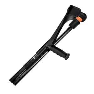 image of Carbon Fibre Folding Crutch Soft Grip - Black - Single