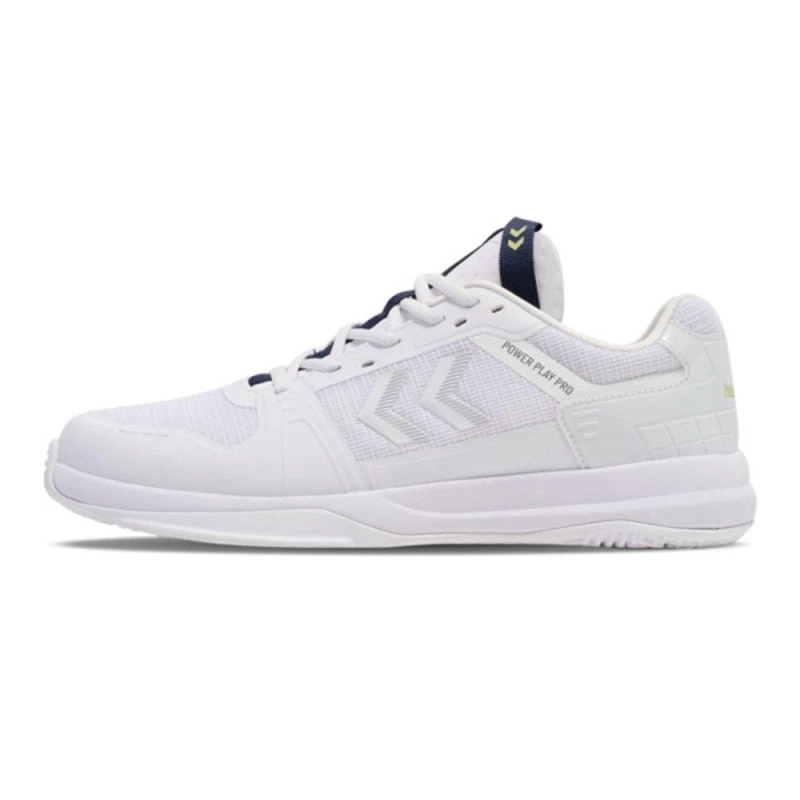 Image of Hummel Mens Power Play Handball Trainers White male 8 (42)