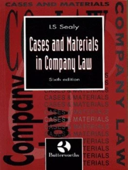 Image of Cases and Materials in Company Law by L. S Sealy Book