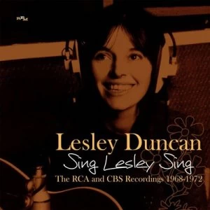 image of Sing Lesley Sing The RCA and CBS Recordings 1968-1972 by Lesley Duncan CD Album