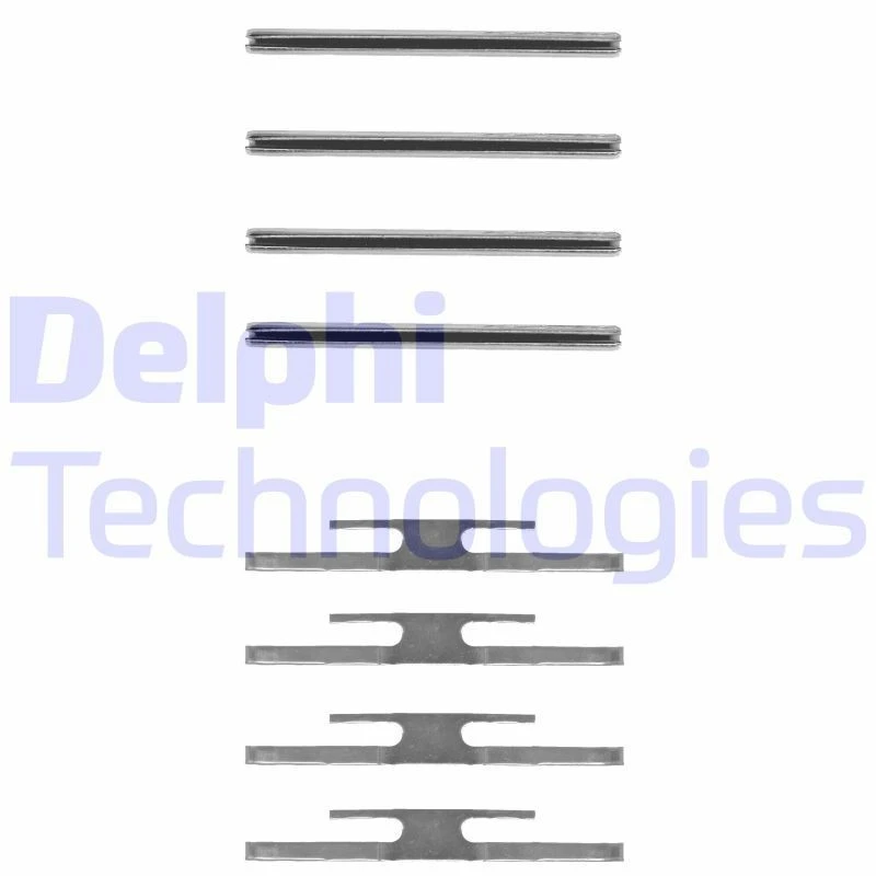 Image of DELPHI Brake pad fitting kit DELPHI LX0055