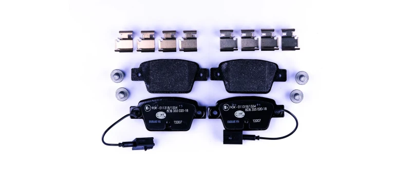 Image of HELLA Brake pad set HELLA 8DB 355 020-181