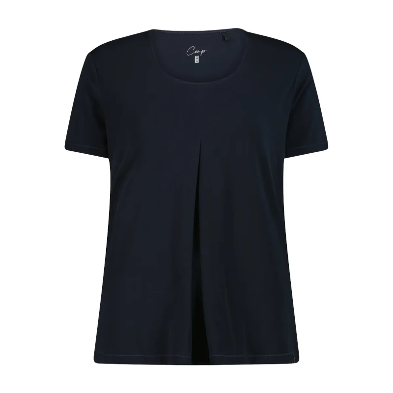 Image of CMP Lyocell Blend Jersey T-Shirt Womens CMP Noir Female 2XS
