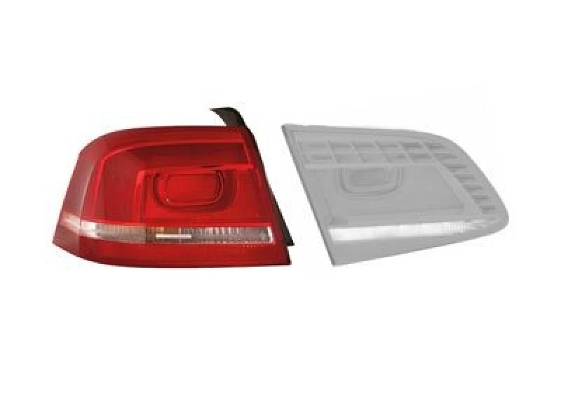 Image of VAN WEZEL 5740921 Rear light Outer section, with bulb holder, Left Combination Rearlight (391)