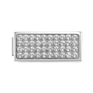 Image of Nomination GLAM Pave Crystal Double Charm