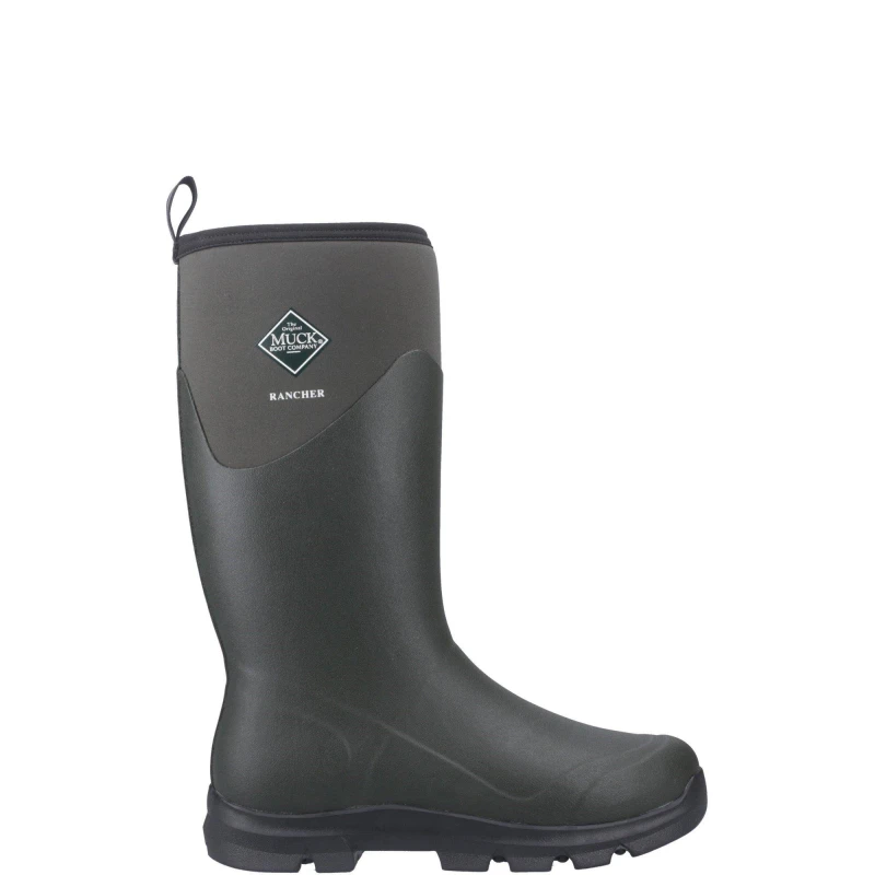Image of Muck Boots Muck Boots Men Rancher Wellington in Olive Size: 14 Olive 14 Male 193715682033