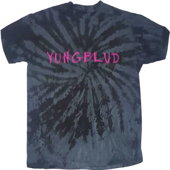 Image of Yungblud - Scratch Logo Unisex Large T-Shirt - Black