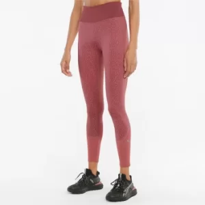 PUMA High Waist Full-Length Womens Running Leggings, Mauvewood, size Small, Clothing