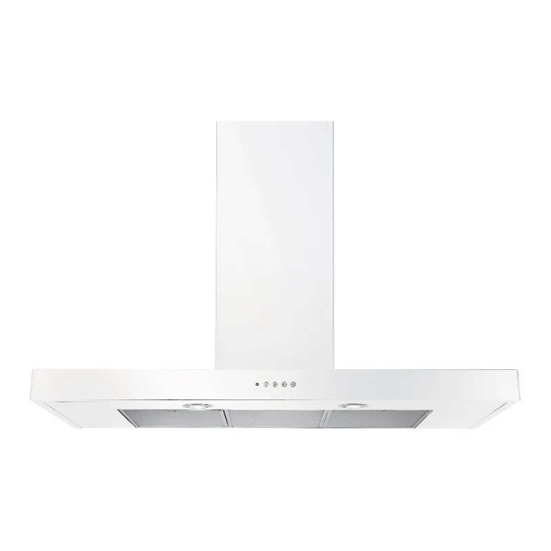 Image of Rangemaster UHDF90WH/ 90cm Flat Chimney Hood - White UHDF90WH/