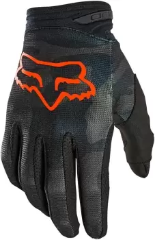 Image of FOX 180 Trev Motocross Gloves, black-green-multicolored, Size 2XL, black-green-multicolored, Size 2XL