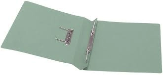 Image of 5 Star Foolscap Transfer Spring File 285gsm Green Pack of 50