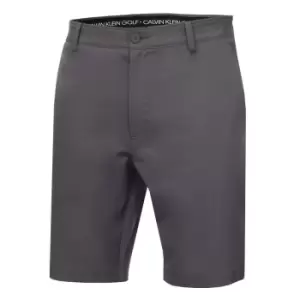 Image of Calvin Klein BULLET REGULAR FIT STRETCH SHORT - STEEL - 32