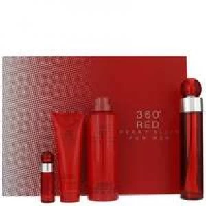 image of Perry Ellis 360 Red For Men Eau de Toilette 100ml Gift Set