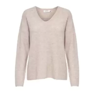 Image of Only V Neck Jumper Womens - White