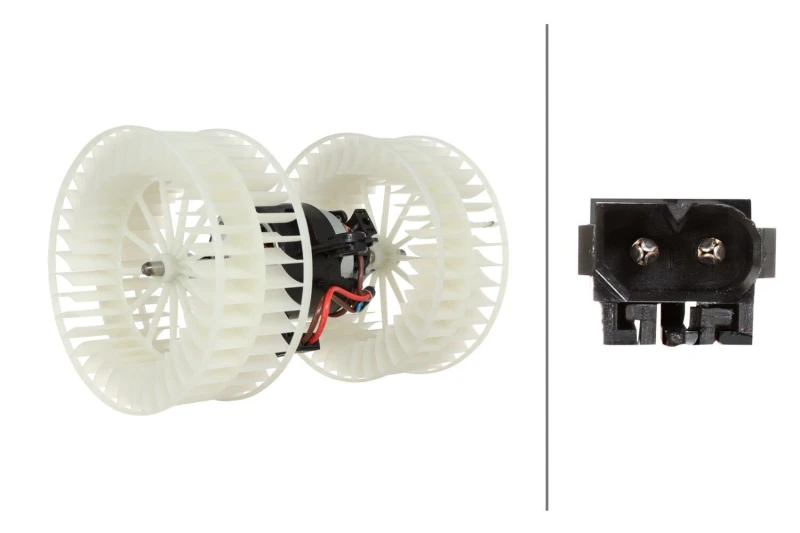 Image of HELLA Blower motor HELLA 8EW 366 400-691