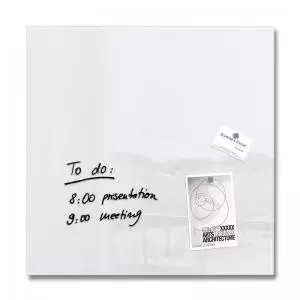 image of Magnetic Glass Board 450x450x9mm - Super White