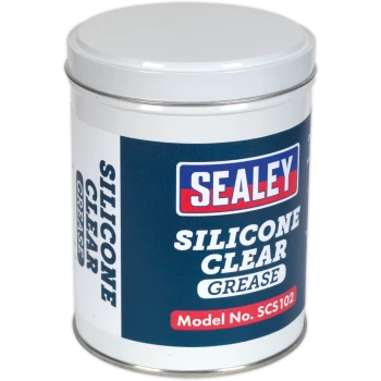 image of Sealey Silicone Clear Grease 500g