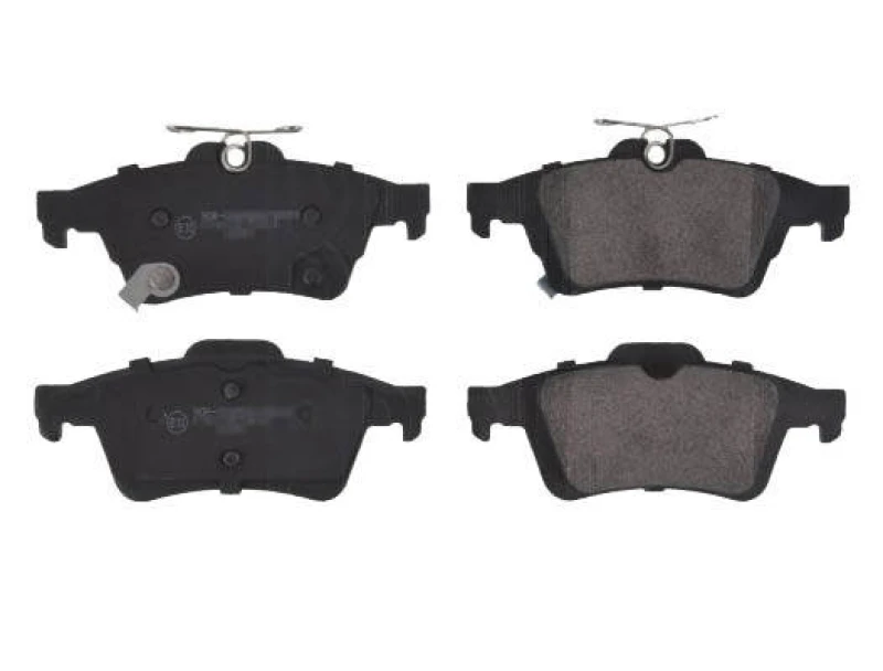 Image of Blue PRINT ADBP420005 Brake pad set Rear Axle, with acoustic wear warning, with anti-squeak plate Brake Pad Set,disc brake (402)