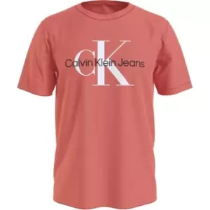 Calvin Klein Jeans Monogram T-Shirt - Red