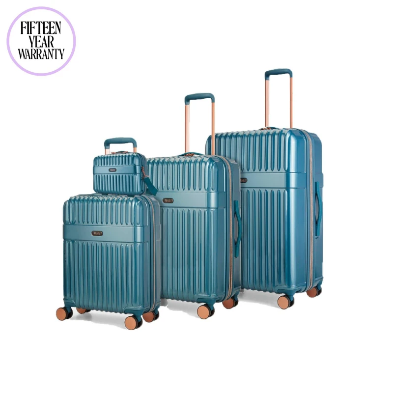 Image of Rock Selene Suitcase Blue Blue unisex 4pc Set