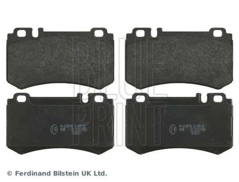 Image of Blue PRINT Brake pad set Blue PRINT ADU174234