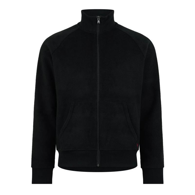 Image of Polo Ralph Lauren Lounge Full-Zip Mock Neck Top Polo Black male 2XL