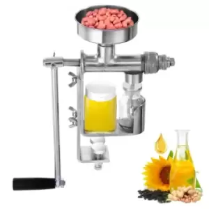 image of HD Manual Oil Press Machine Expeller Extractor Stainless Steel#304 Homemade Oil